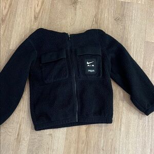 Nike Kids Black Sherpa Jacket